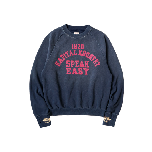 캐피탈 래글런 크루넥 플리스 스웨트 셔츠  (국내배송)