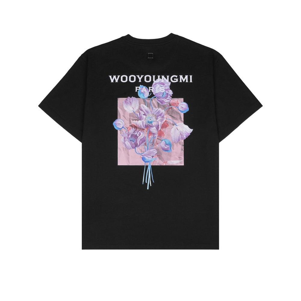 우영미 쓰리디플라워 발색티셔츠(국내배송)(FREE)