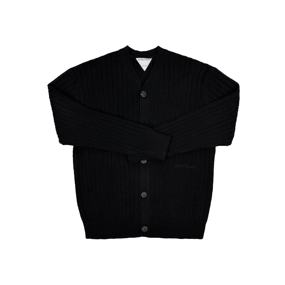 보테가 베네타 사이드 로고 자수 니트 가디건(국내배송)(2color)