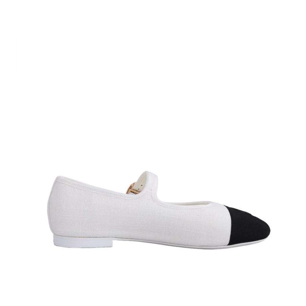 샤넬 메리제인 슈즈(화이트블랙)(국내배송)