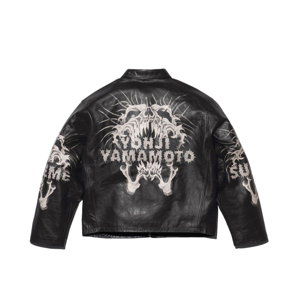 슈프림 X Y`S 바이 요지 야마모토 레더자켓