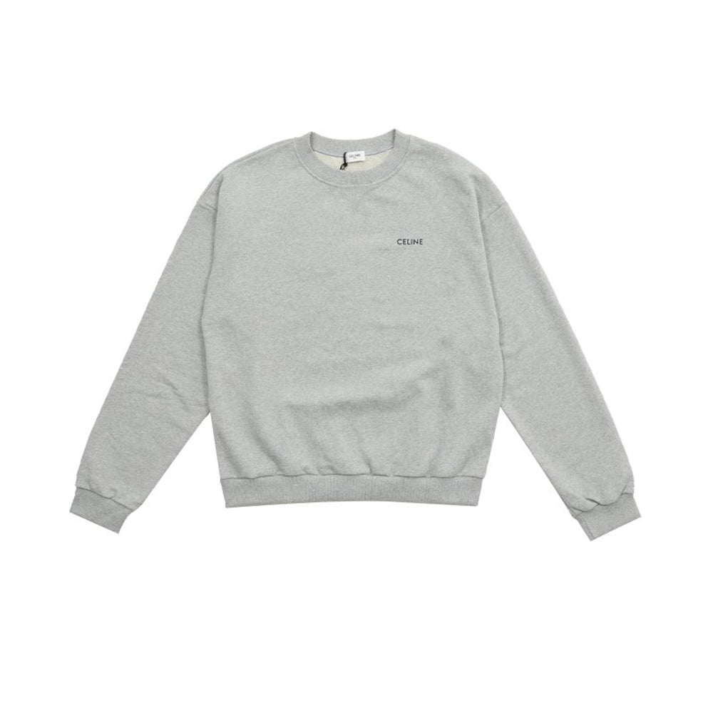 셀린느 시그니처로고 체스트 엠브로이더 맨투맨(2color)(국내배송)