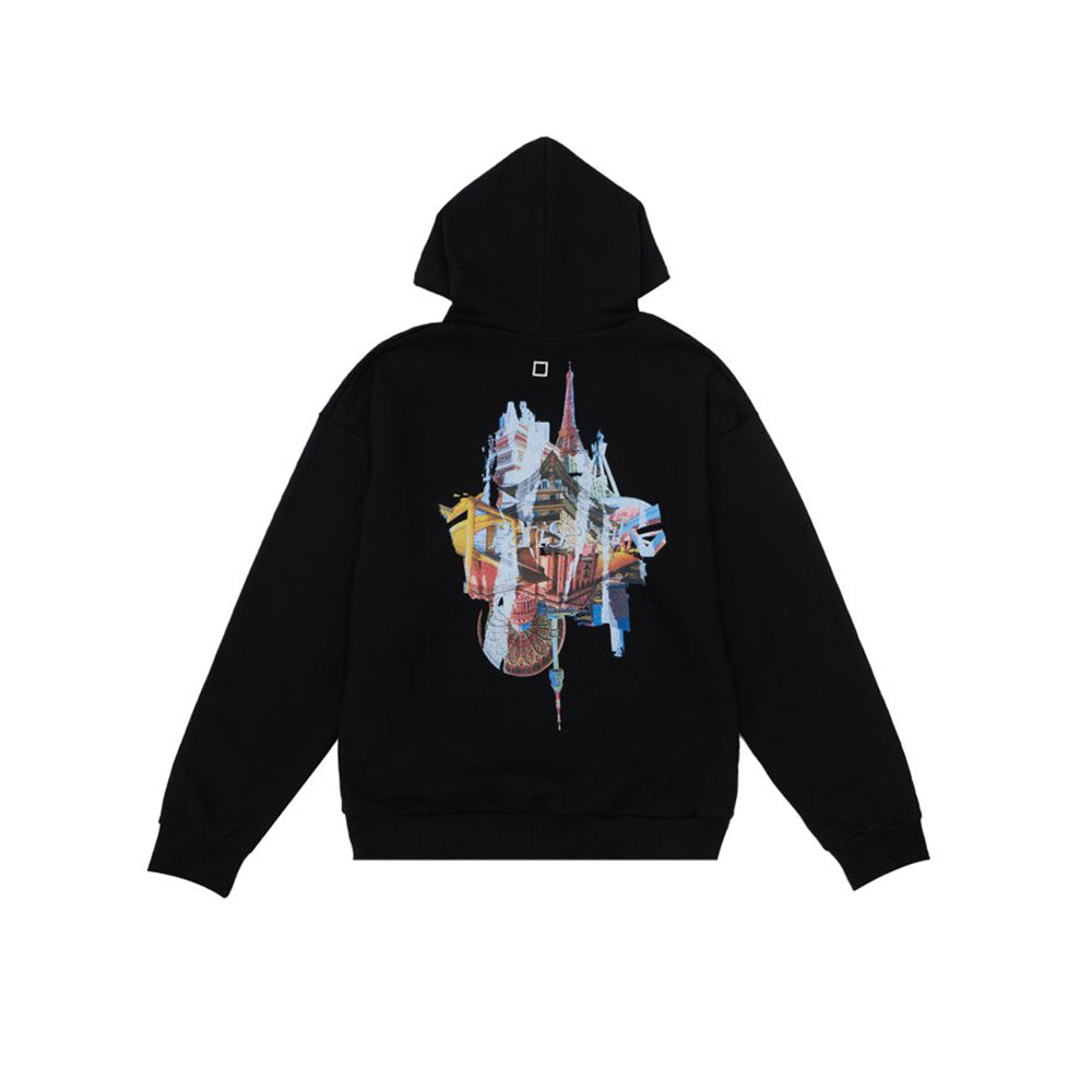 우영미 시티 그래픽 후드(국내배송)