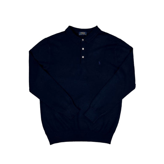 폴로 엠브로이더리 카라 니트(국내배송)(2color)