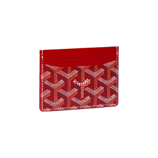 고야드 카드지갑 레드