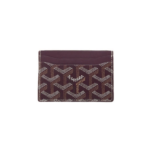 고야드 카드지갑 버건디