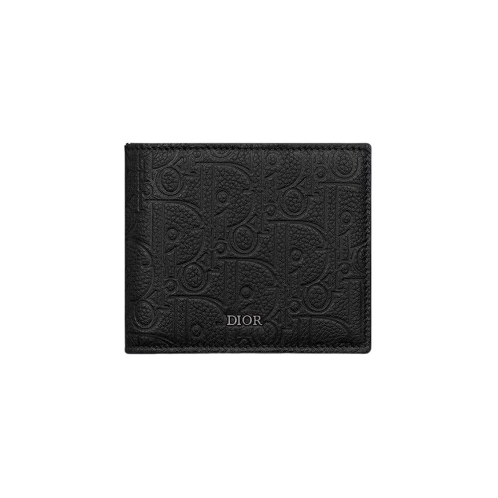 디올 그래비티 오블리크 반지갑 블랙