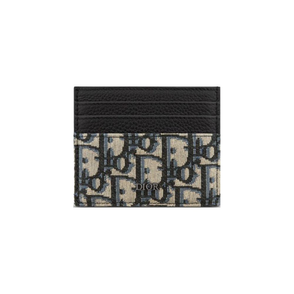 디올 오블리크 카드홀더 베이지