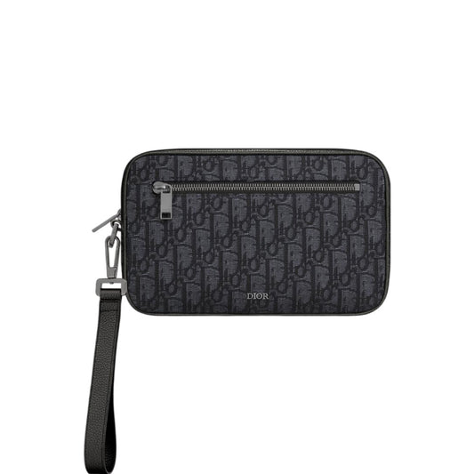 디올 토일렛 자카드백 오블리크 블랙