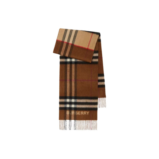 버버리 컨트라스트 체크 캐시미어 스카프
