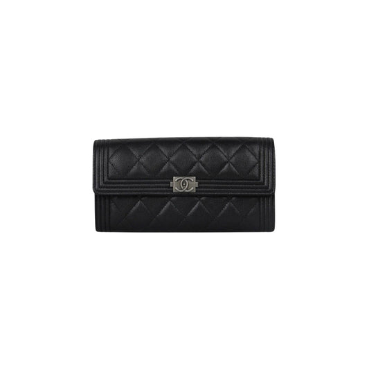 샤넬 캐비어 보이 장지갑