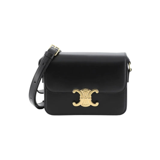 셀린느 트리오페 틴 숄더백 블랙