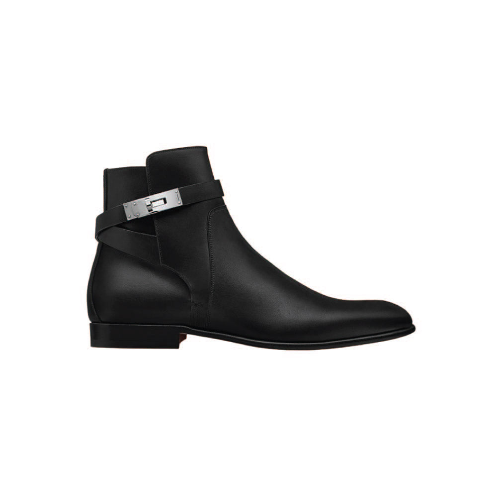 에르메스 네오 앵클 부츠 누아 블랙
