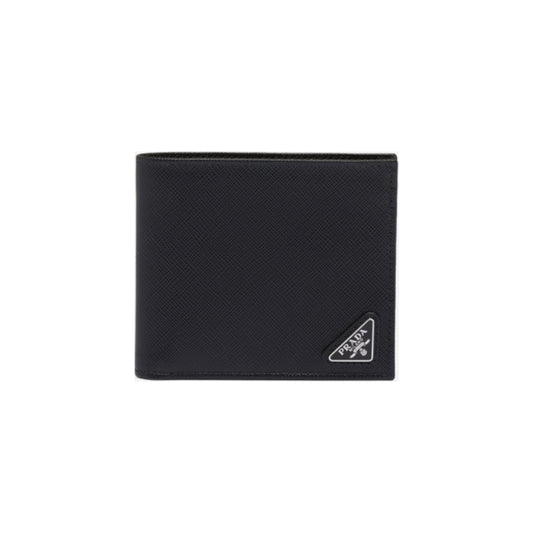 프라다 사피아노 레더 반지갑 블랙