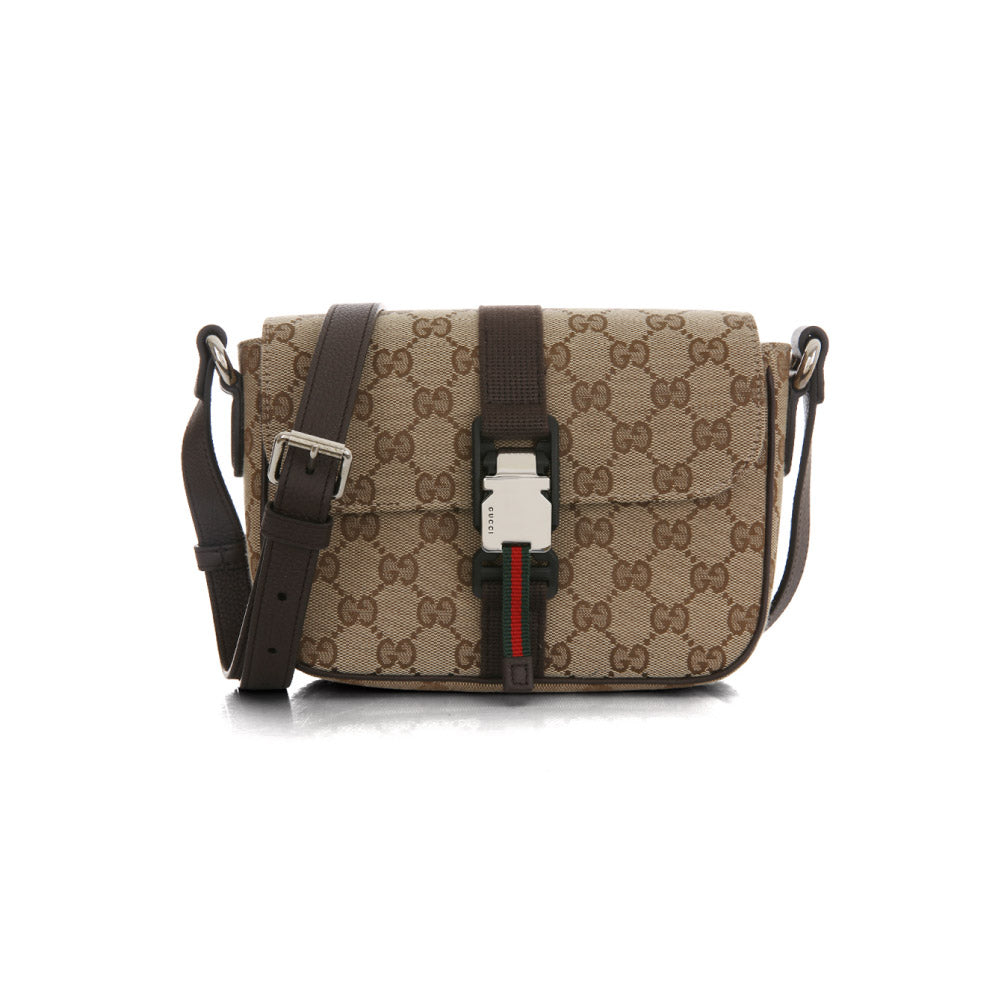 구찌 GG 미니 캔버스 크로스백 베이지