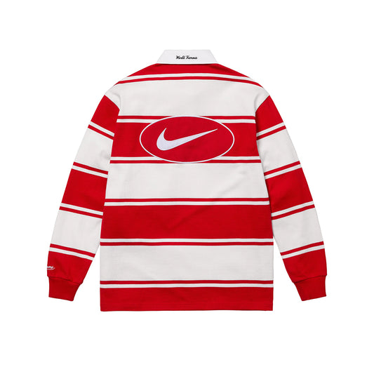 슈프림 X 나이키 액티브로고드 럭비롱슬리브(국내배송) (2COLOR)