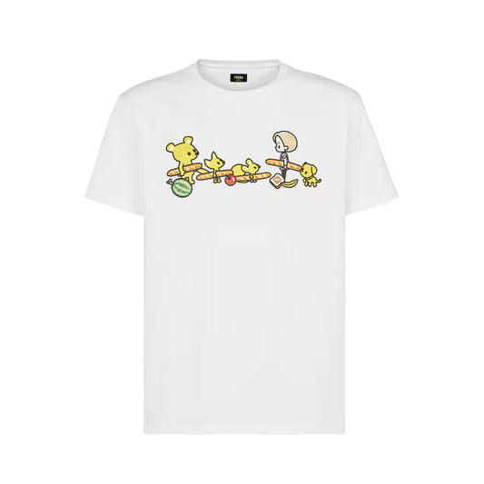 펜디 실비아 앤 바게트 코튼 티셔츠 (국내배송)