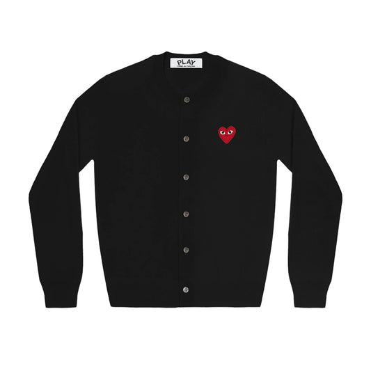 꼼데가르송 PLAY로고 라운드 가디건 (국내배송) (당일배송)(2COLOR)