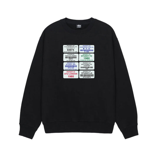 스투시 코드 프린트 크루넥  (국내배송) (3COLOR)