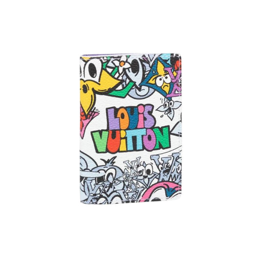 루이비통 카드지갑 코믹 코티드 캔버스