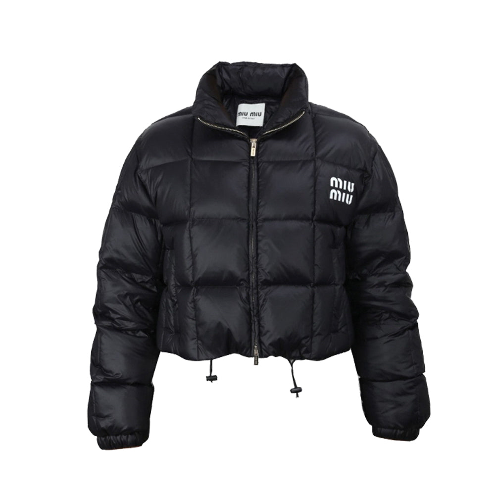 미우미우 나일론 크롭 다운 자켓 (국내배송)