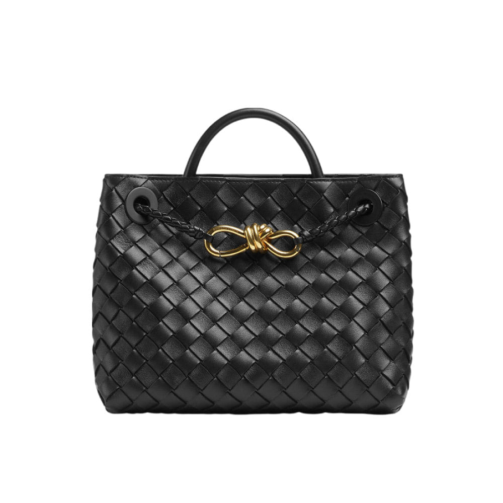 보테가베네타 스몰 안디아모 숄더백 블랙