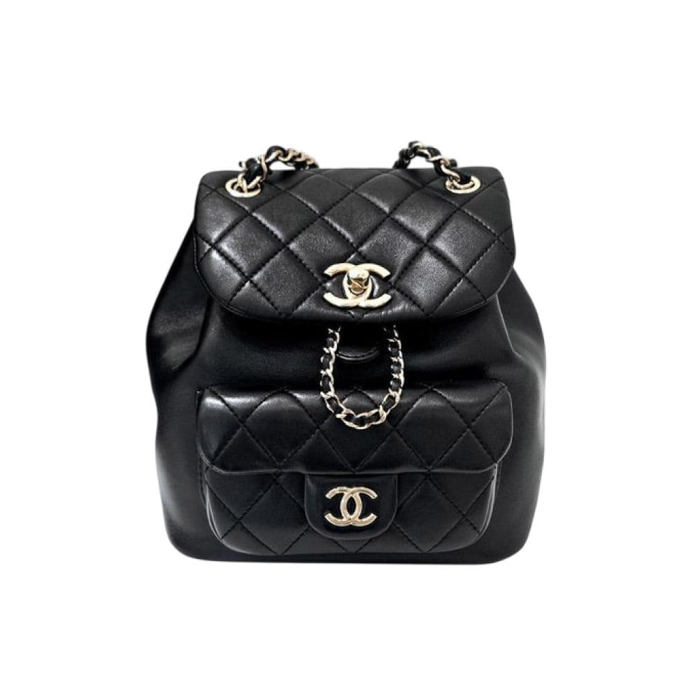 샤넬 미니 백팩 블랙