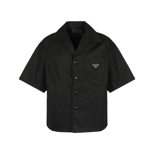 프라다 로고 리사이클 나일론 1/2 셔츠 (국내배송) (당일배송)