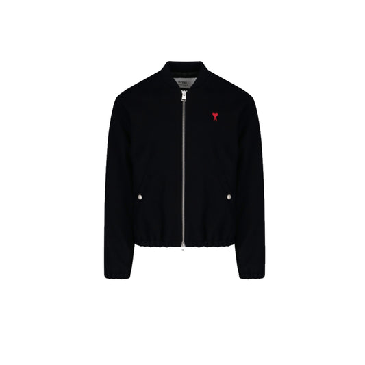 아미 스몰 하트로고 지퍼 봄버 자켓 (국내배송) (당일배송)